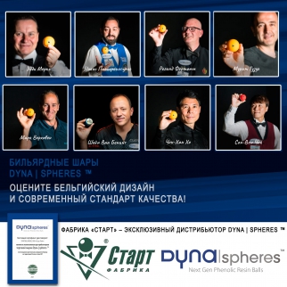 Шары Dyna | spheres Silver Snooker Next Gen 52,4 мм
