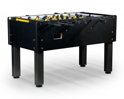 Игровой стол - футбол «Marsel» (144x76x90см, черный)