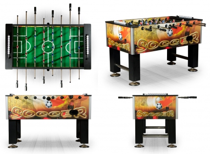 Игровой стол - футбол «Roma II» (140x76x87см) 