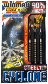 Дротики Winmau Cyclone steeltip 22gr (профессиональный уровень)