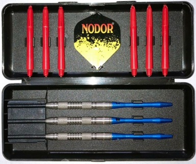 Набор из дротиков Nodor Hell-Fire steeltip 22gr и аксессуаров (профессиональный уровень)