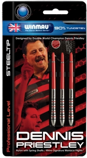 Дротики Winmau Dennis Priestley steeltip 19gr (профессиональный уровень)