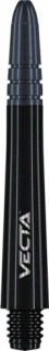 Композитные хвостовики Winmau Vecta (Medium) черного цвета