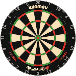 Мишень Winmau Blade 6 Carbon Triple Core (Профессиональный уровень)