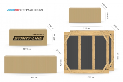 Теннисный стол City Park DESIGN Всепогодный