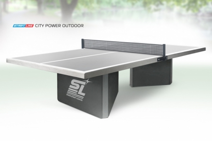 Теннисный стол City Power Outdoor - бетонный антивандальный теннисный стол для открытых площадок