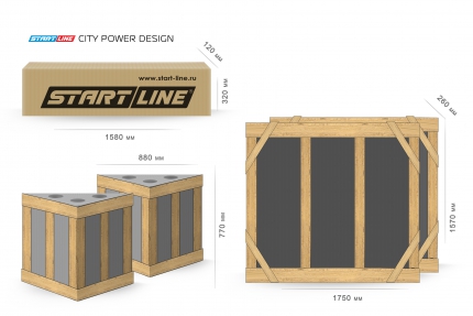Теннисный стол City Power DESIGN Всепогодный