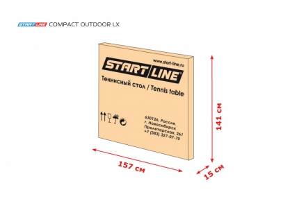 Теннисный стол «Compact Outdoor LX» всепогодный