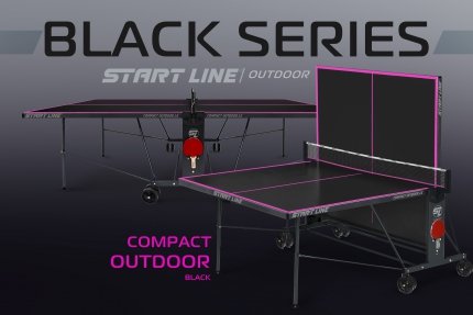 Теннисный стол Compact-2 LX Всепогодный Black