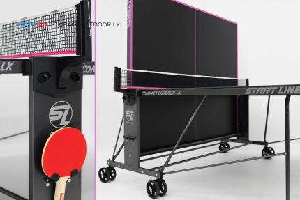 Теннисный стол Compact-2 LX Всепогодный Black