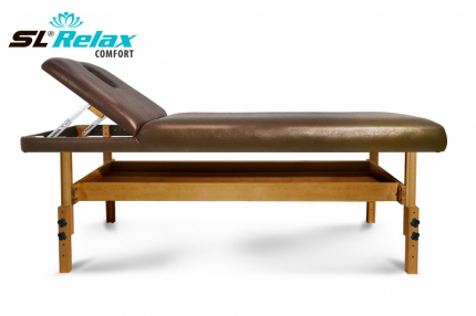 Массажный стол Relax Comfort коричневая кожа SLR-1