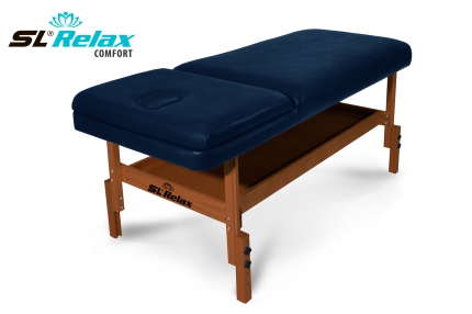 Массажный стол Relax Comfort синяя кожа SLR-5