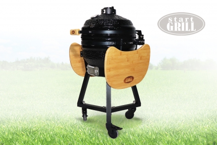 Керамический гриль Start Grill PRO черный, 39,8 см/16 дюймов