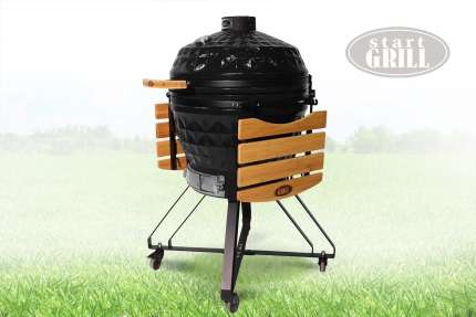 Керамический гриль Start Grill PRO черный, 61 см/24 дюйма