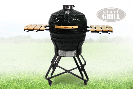 Керамический гриль Start Grill PRO черный, 61 см/24 дюйма