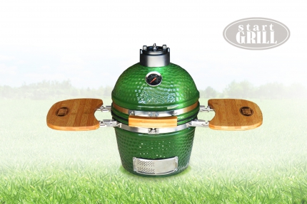 Керамический гриль Start Grill зеленый, 31 см/12 дюймов