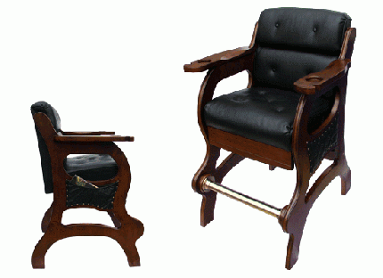 Кресло бильярдное (темный янтарь)	