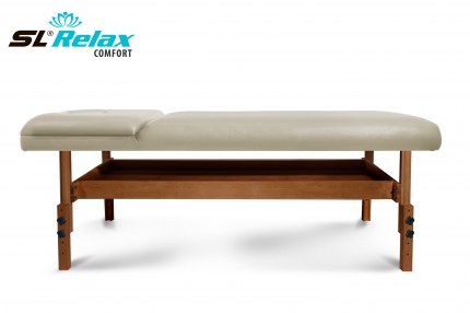 Массажный стол Relax Comfort бежевая кожа SLR-16