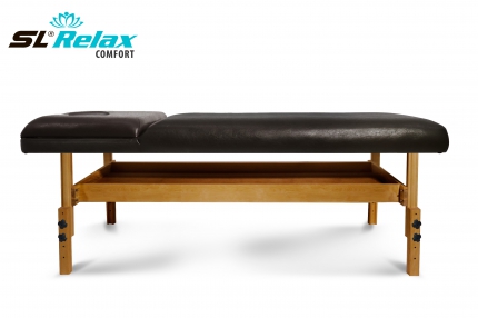 Массажный стол Relax Comfort черная кожа SLR-4