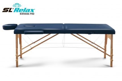 Массажный стол Relax Nirvana Pro синяя кожа SLR-11