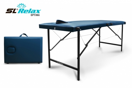 Массажный стол Relax optima синяя кожа SLR-7