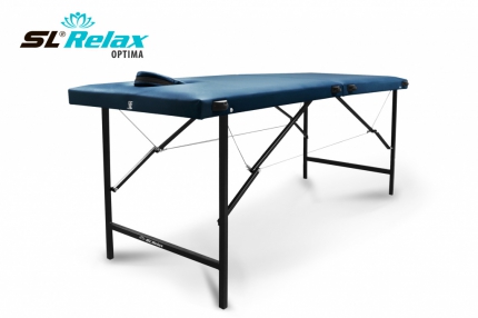 Массажный стол Relax optima синяя кожа SLR-7