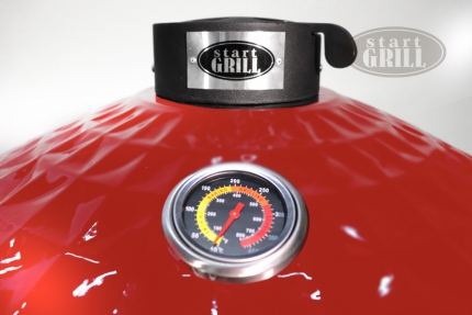 Керамический гриль Start Grill PRO красный, 61 см/24 дюйма