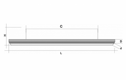 Светильник светодиодный ЛОФТ, для столов 6,7,8,9 футов